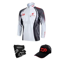 Новая мужская профессиональная одежда для рыбалки с защитой от ультрафиолета Влагоотводящая дышащая футболка с длинным рукавом для рыбалки Camisas Pesca