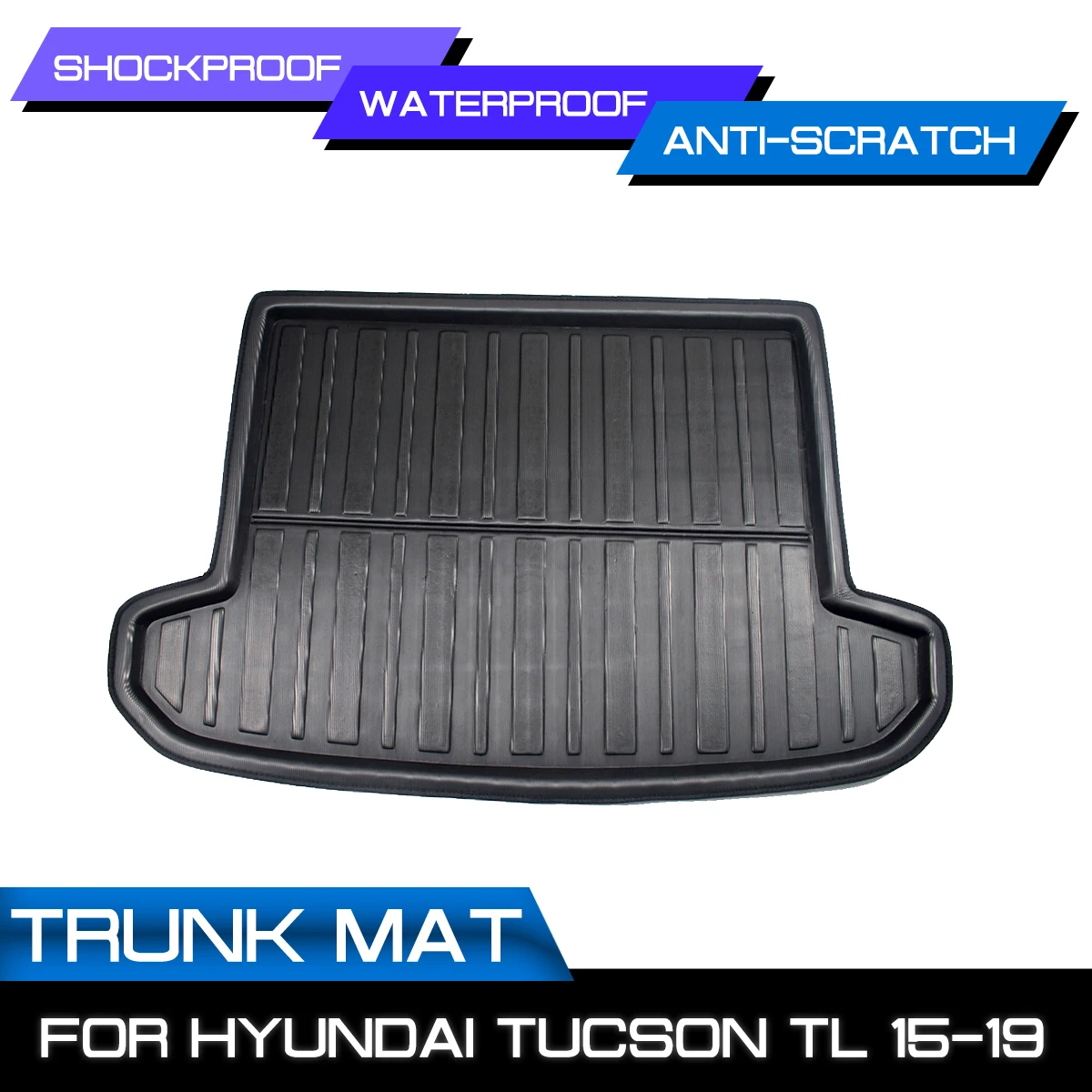 

Rear Trunk Cover Floor Carpet Matt For Hyundai Tucson TL 2019 2018 2017 2016 2015 Car Tray Boot Liner Cargo Mat Boot Liner Mud