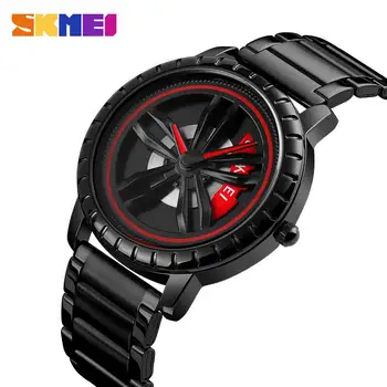 

SKMEI Casual Men's Watches 3Bar Waterproof Stainless Steel Strap Fashion Quartz Wristwatches For Men reloj hombre 1634
