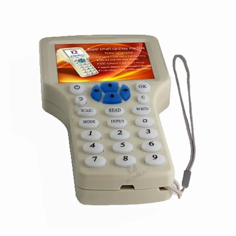 English 10 Frequency RFID Copier ID IC Reader Writer Copy M1 13.56MHZ UID Encrypted Duplicator Programmer for All 125kHz Cards