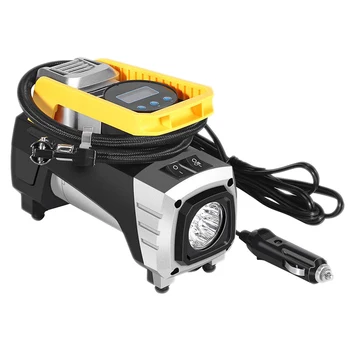 

12V Car Air Compressor Pump Digital Display Led Light Car Pump Auto Supplies