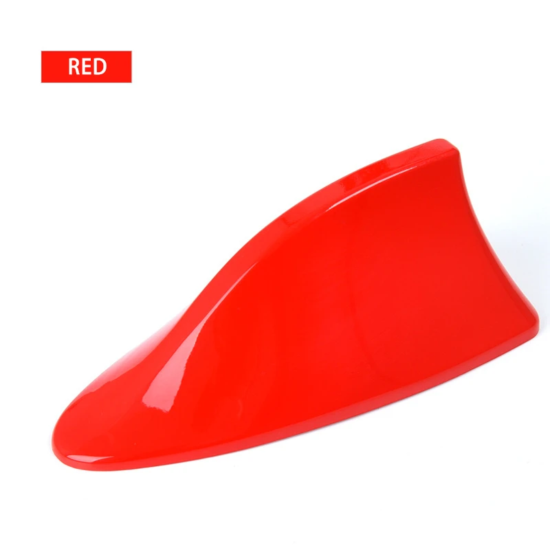 Универсальное украшение на крышу автомобиля fm-сигнал усилитель автомобиля радио антенны плавник акулы авто Сторона Замена 7 цветов Автомобиль Стайлинг - Цвет: Red