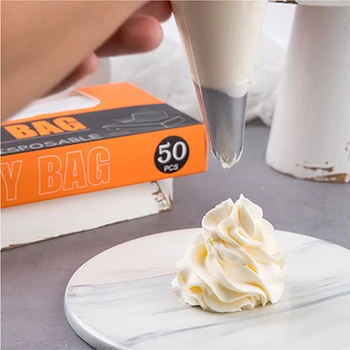 

Pastry Bag Disposable Piping Bag Icing Fondant Cake Decorating Cream Decorating Pastry Tip Kitchen DIY Icing Pan Baking Tool