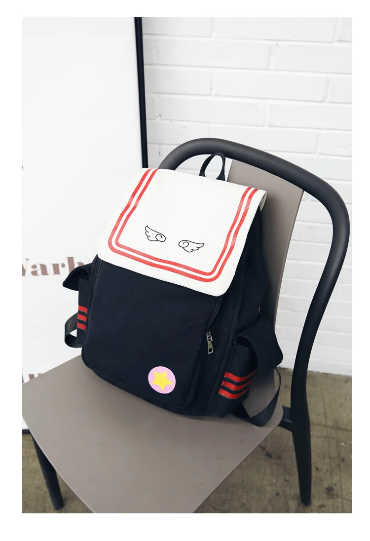 Аниме Cardcaptor Sakura Косплей Костюм, реквизит аксессуары рюкзак карта captor Sakura девушка милые крылья сумка