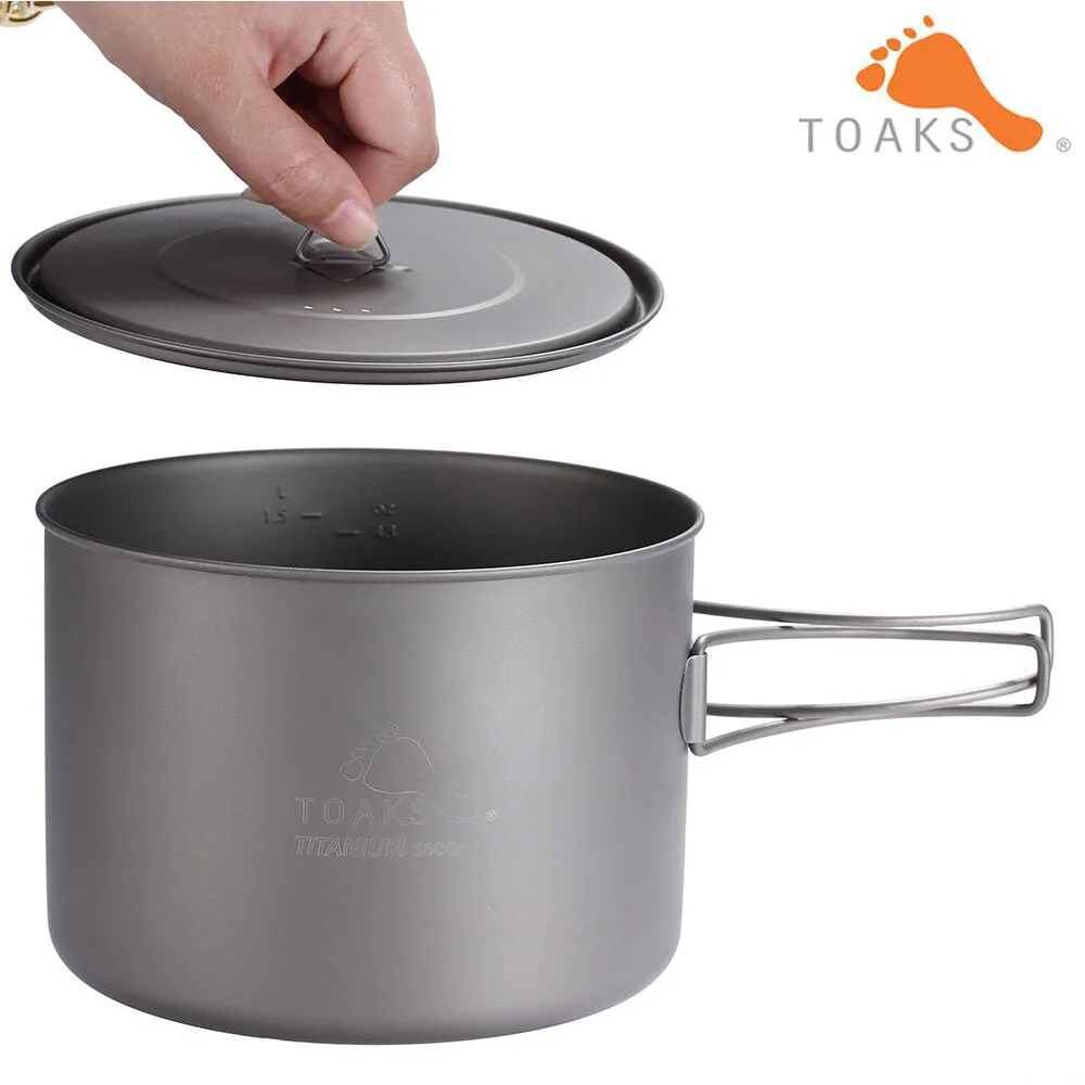 TOAKS Ultralight Titanium Cup New Titanium Pot Outdoor Camping Titanium Bowl Portable Picnic Water Cup 5