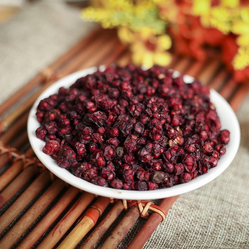 

2019 Organic Wild Dried Schisandra Chinensis Wu Wei Zi Five Flavor Berry Herbs wuweizi herbal tea good for health care