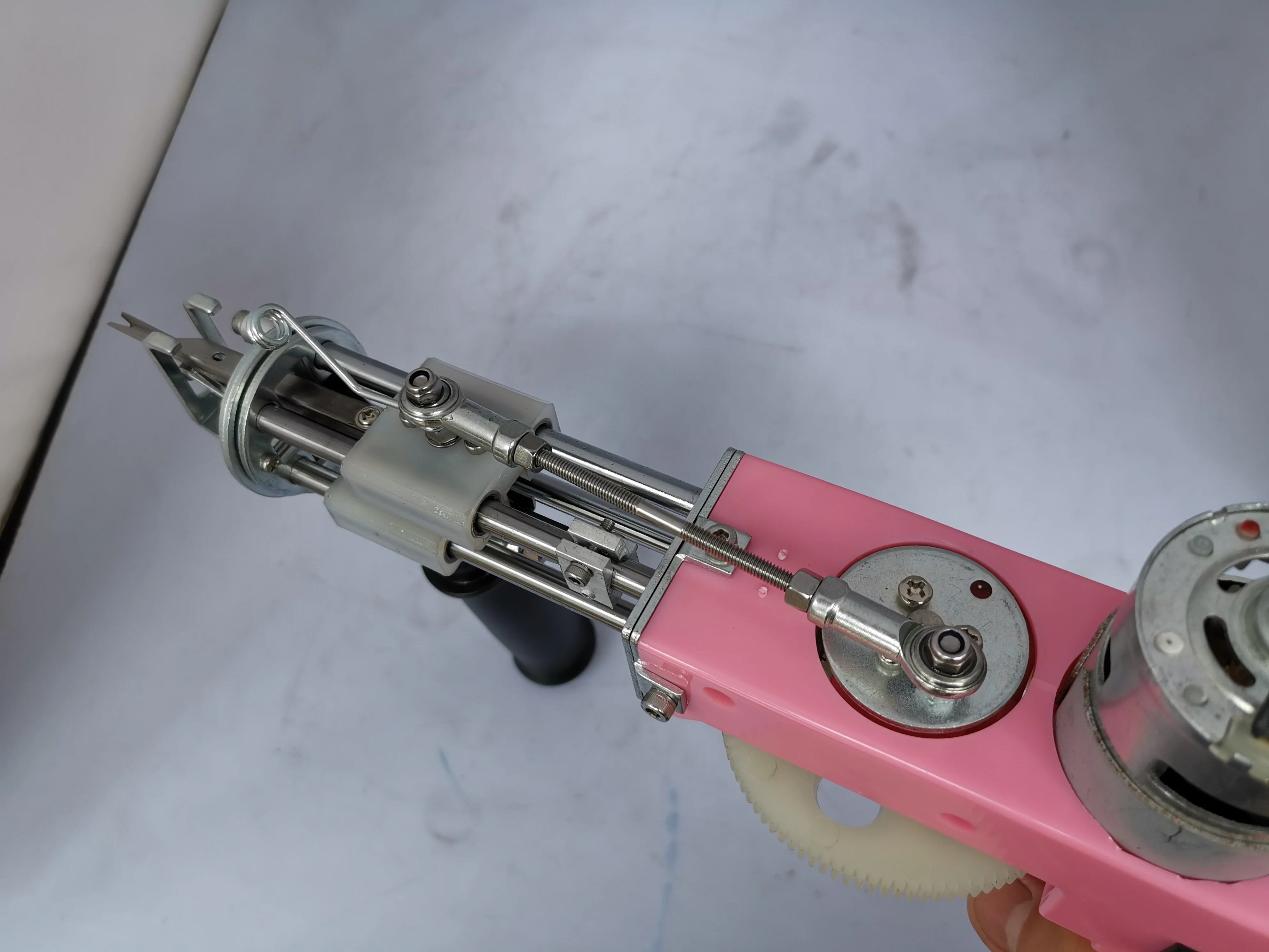 2 In 1 Pink Electric Carpet Weaving Flocking Machine Carpet Tufting Gun Can Do Loop Pile And Cut Pile DIY Hand Tools TD-03