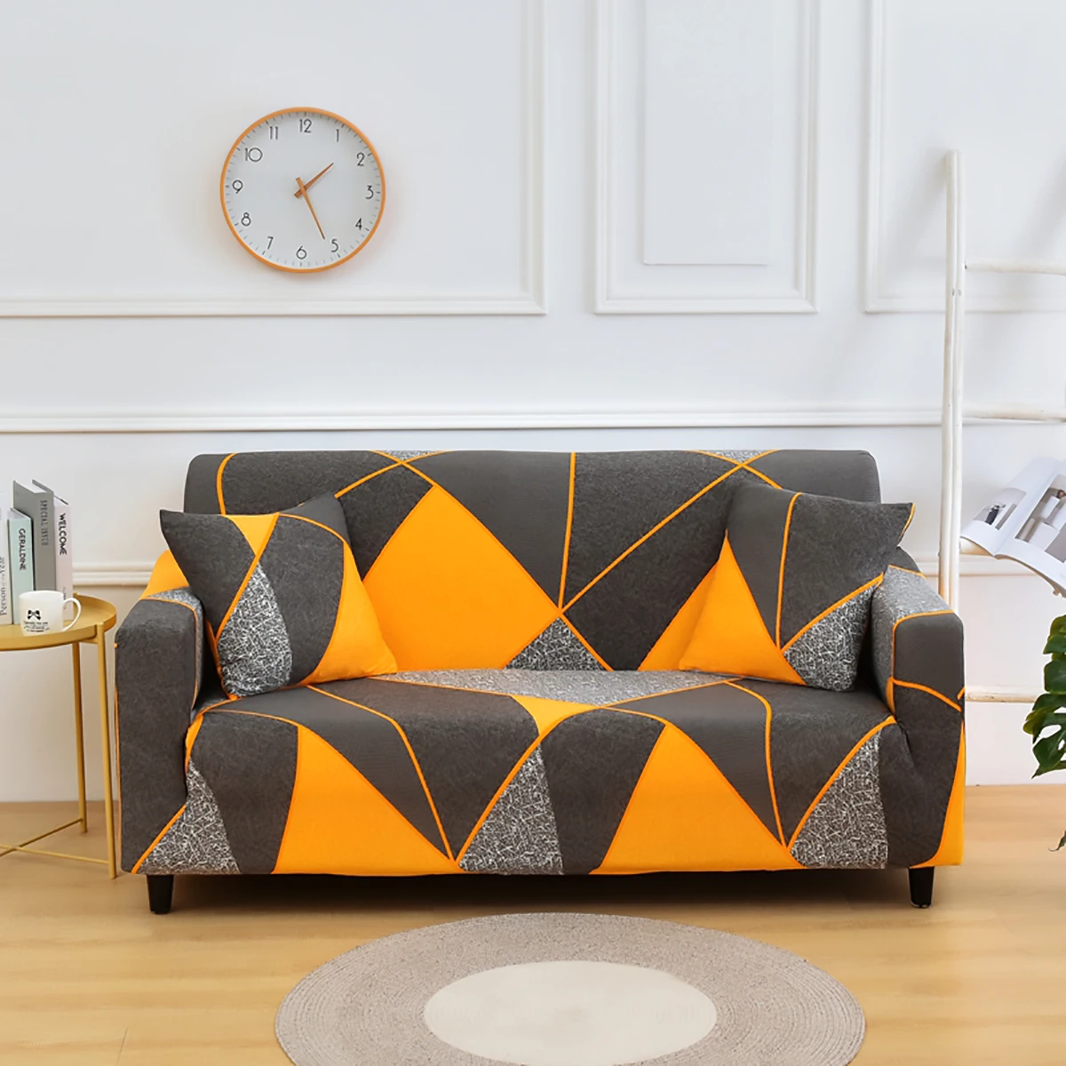 Все включено чехол для дивана стрейч скольжение-стойкий для гостиной диван-крышка L форма кресло чехол один/два/три/четыре-местный - Цвет: Color 32