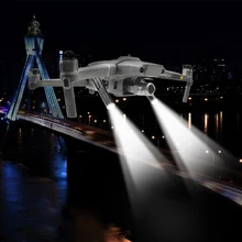 夜間飛行led照明dji mavic 2プロ/ズーム方向ナビゲーションスポットライトヘッドライトドローンアクセサリー
