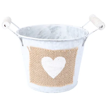 

1Pc Flower Pot Floor Indoor Planters Storage Organizer Basket Home Decor Silver