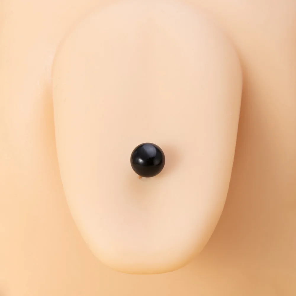 Tongue Rings 10PCS Colorful Acrylic Ball 14g Surgical Steel Straight for Women Body Piercing Jewelry