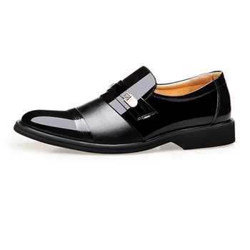 

Male Casual Work Slip On Shoes Formal Business Wedding Oxford Shoes For Men Dress Shoes Spring Summer Men's Leather Shoes Size48