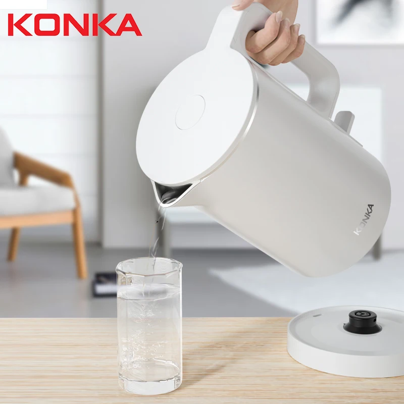 

Original KONKA 1.7L Water Kettle Electric Handheld Auto Power-off Protection Instant Heating Electric Wired Kettle