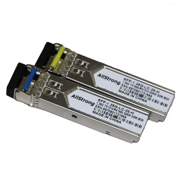 

5 Pairs 1.25Gbps LC connector SFP module 20km/40km 1310/1550 /80km 1490/1550 DDM BIDI SM Simplex compatible for Huawei, ZTE