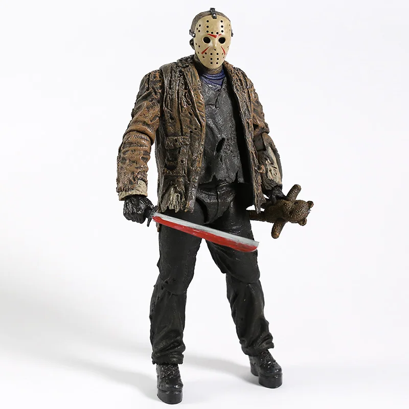 NECA Freddy Vs. Jason Джейсон Вурхиз ПВХ фигурка Коллекционная модель игрушки