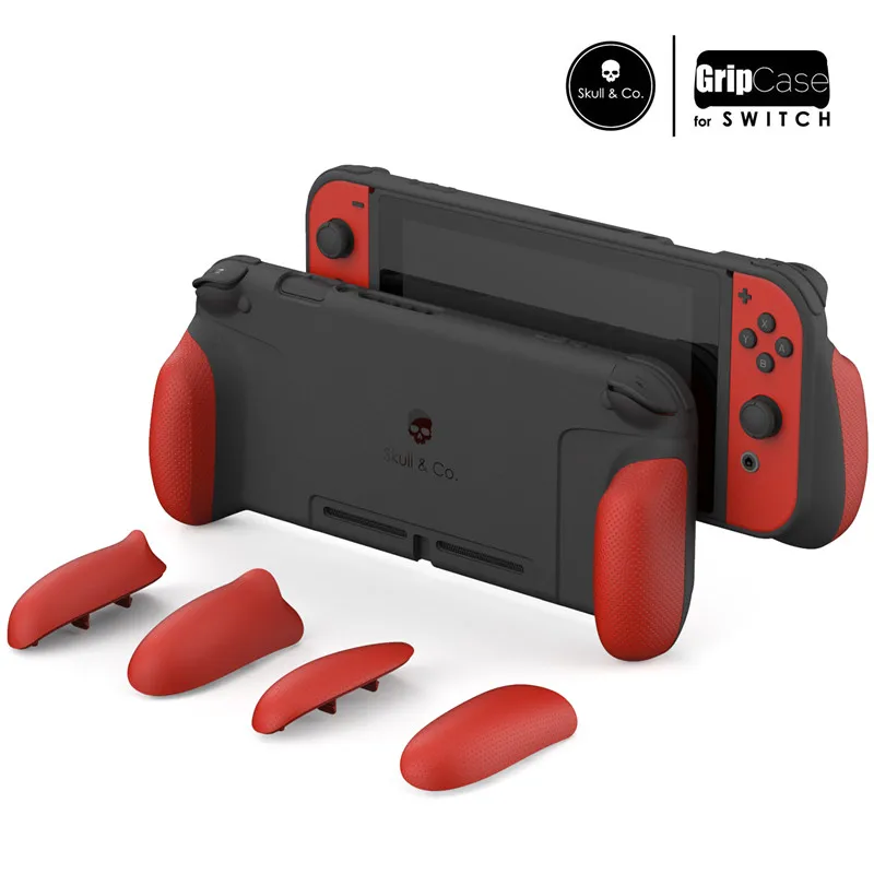 Кнопки пуска плюс сцепление чехол для переключателя nintendo NS joy-con крышка - Цвет: dark red grip