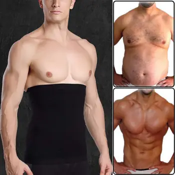 

Men Slimming Waist Trimmer Belt Corset Beer Belly Fat Cellulite Burner Tummy Control Stomach Girdle Body Shaper Weight Loss
