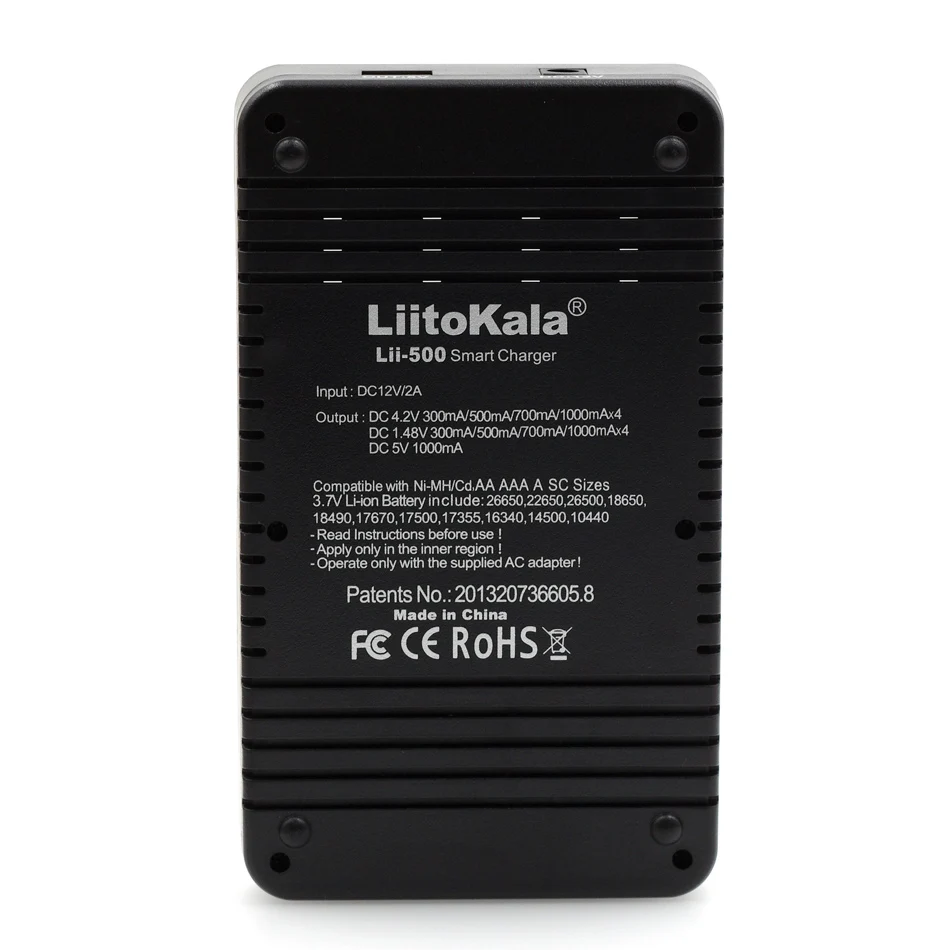 Зарядное устройство Liitokala Lii 500 2020 S1 для NiMH аккумуляторов 300 В 3 7 18650 18350 18500 17500 10440 26650