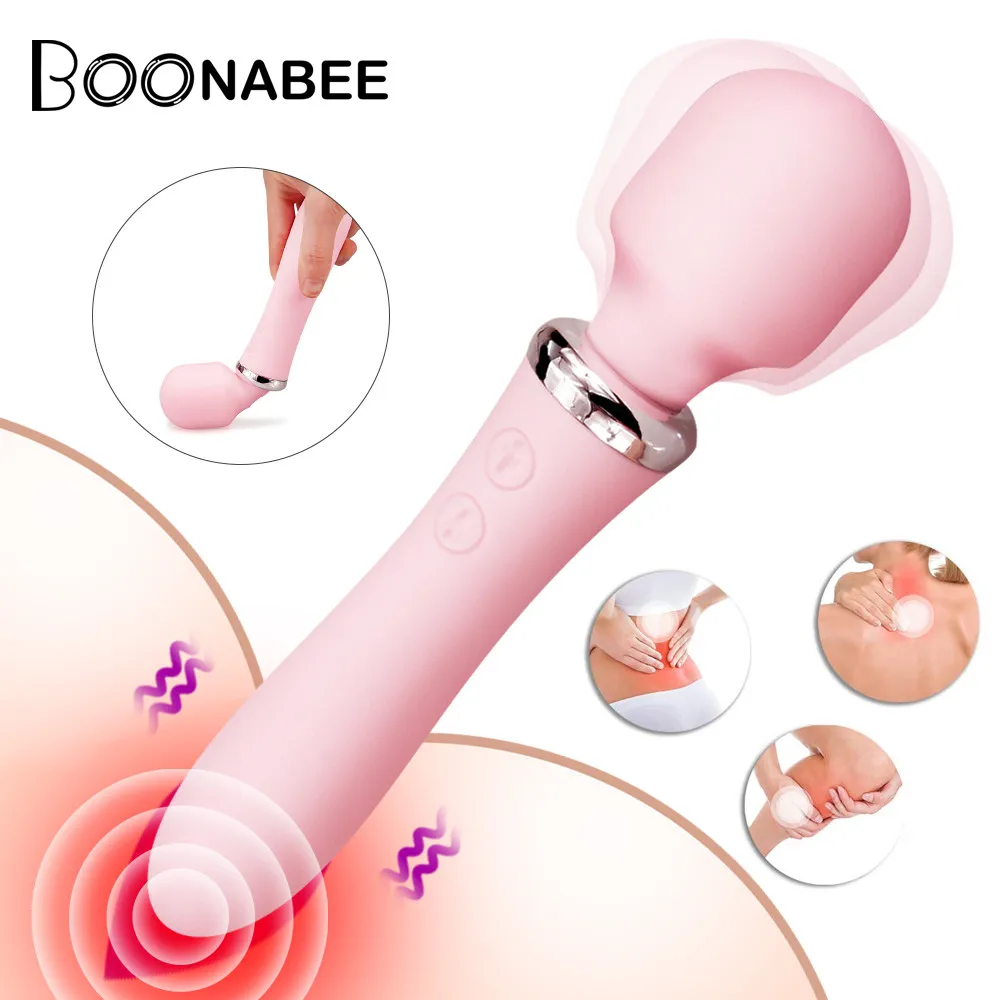 Varita mágica vibradora potente para mujeres, Juguetes sexuales AV stick estimulador del clítoris, punto G, consolador vibrador, productos sexuales para adultos