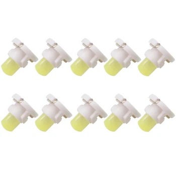 

10 Pcs New T4.2 LED Super Bright Chip SMD LED Car Dashboard Instrument Lamps Auto Dashboard Warming Wedge Indicator Lights
