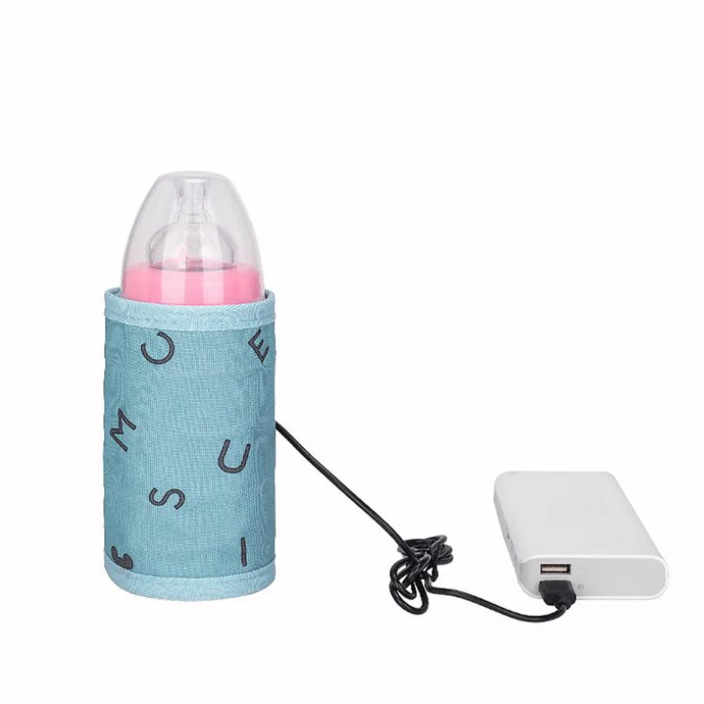 

USB Baby Feeding Milk Bottle Milk Warmer Insulation Bag Thermal Bag Thermos Baby Bottle Holder Travel Mug Portable Car Heater