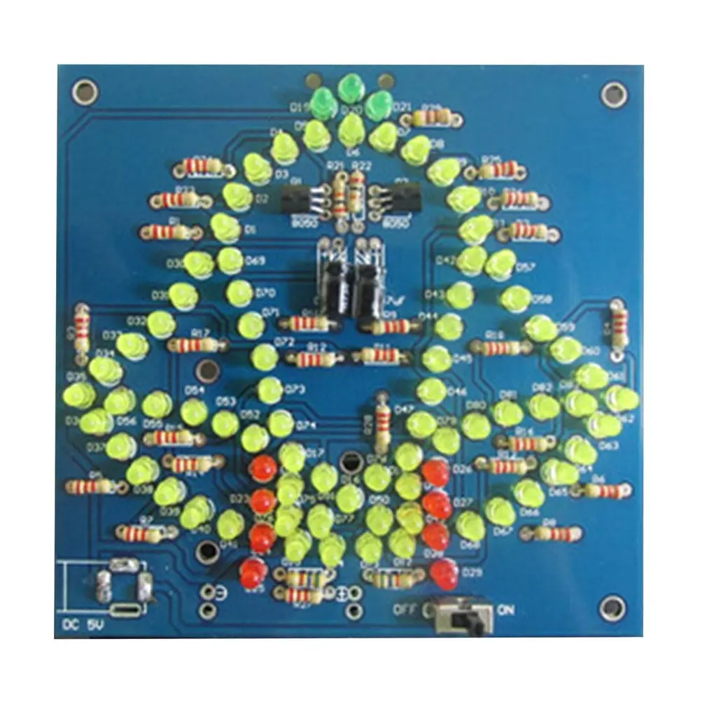 

YFL-80 Wobbly Wind-bell Fun Electronic DIY Kit Wring 83 LEDs Wind Bell 5~9V FA Environmentally Friendly Materials