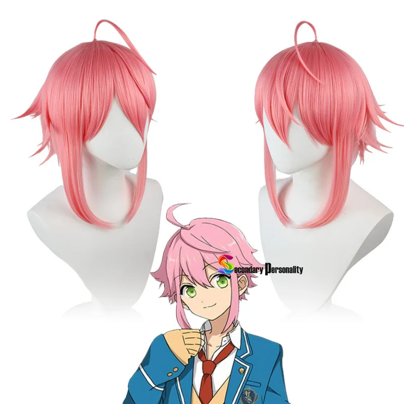 

Tori Himemiya Cosplay Wig Ensemble Stars Cosplay Short Pink Wig Cosplay Anime Cosplay Wigs Heat Resistant Synthetic Wigs