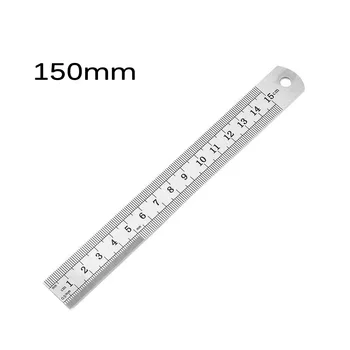 

Stainless Steel Metal Straight Ruler Precision Scale Double Sided Measuring Tool Woodworking Tool Accessories Quality
