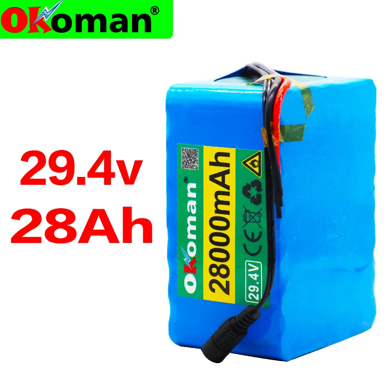 2020 высокое качество 7S5P 24v 28Ah аккумулятор 250w 29 4 V 28000mAh литий-ионный для инвалидных