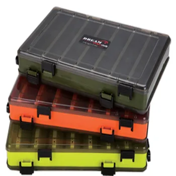 

New Fishing Lure Box Double Sided Fishing Tackle Boxes Fishing Lures Squid Jig Box Minnows Bait Fishing Tackle Container
