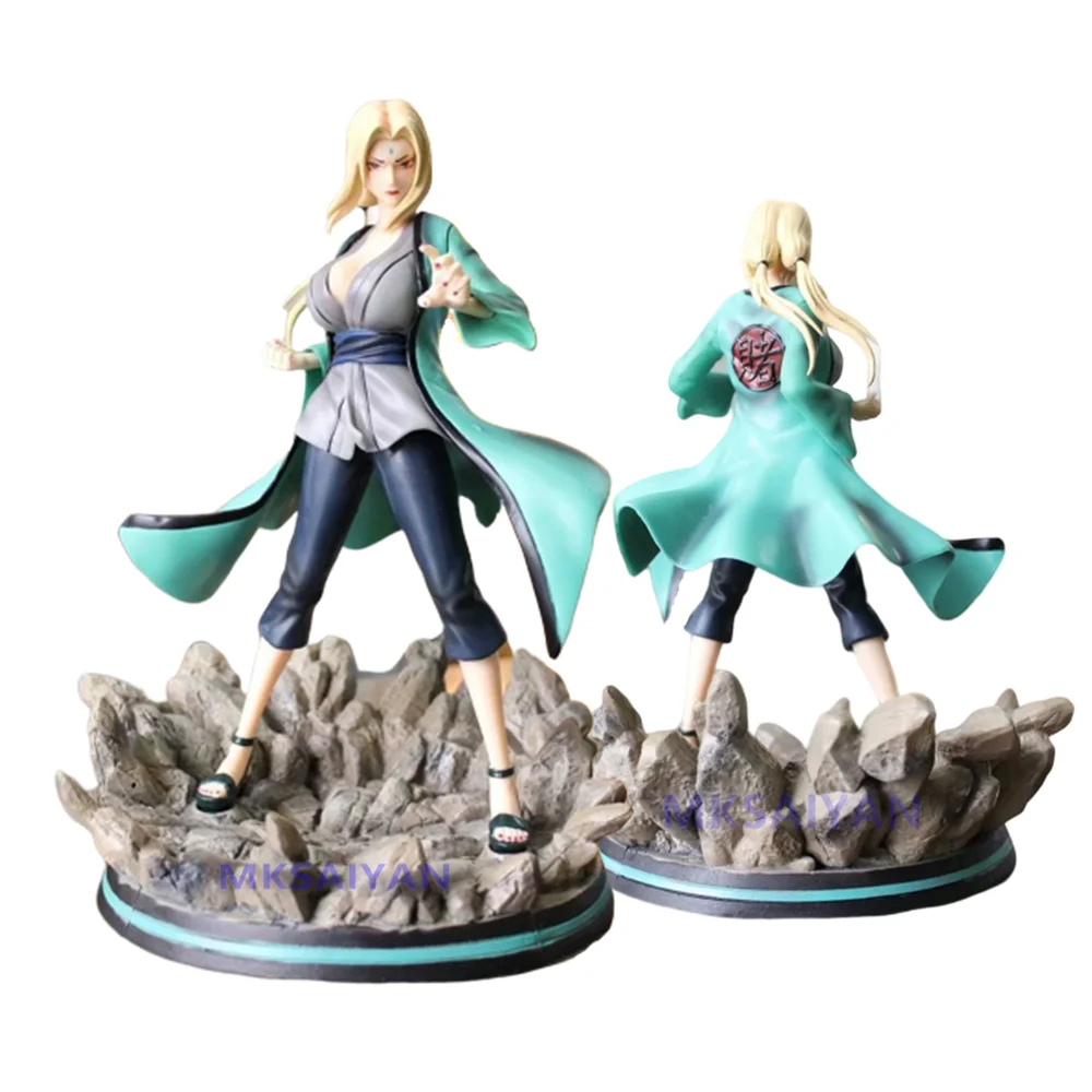 Аниме Naruto Tsunade игровые фигурки Модель Статуэтка из ПВХ фигурка Ураганные Хроники