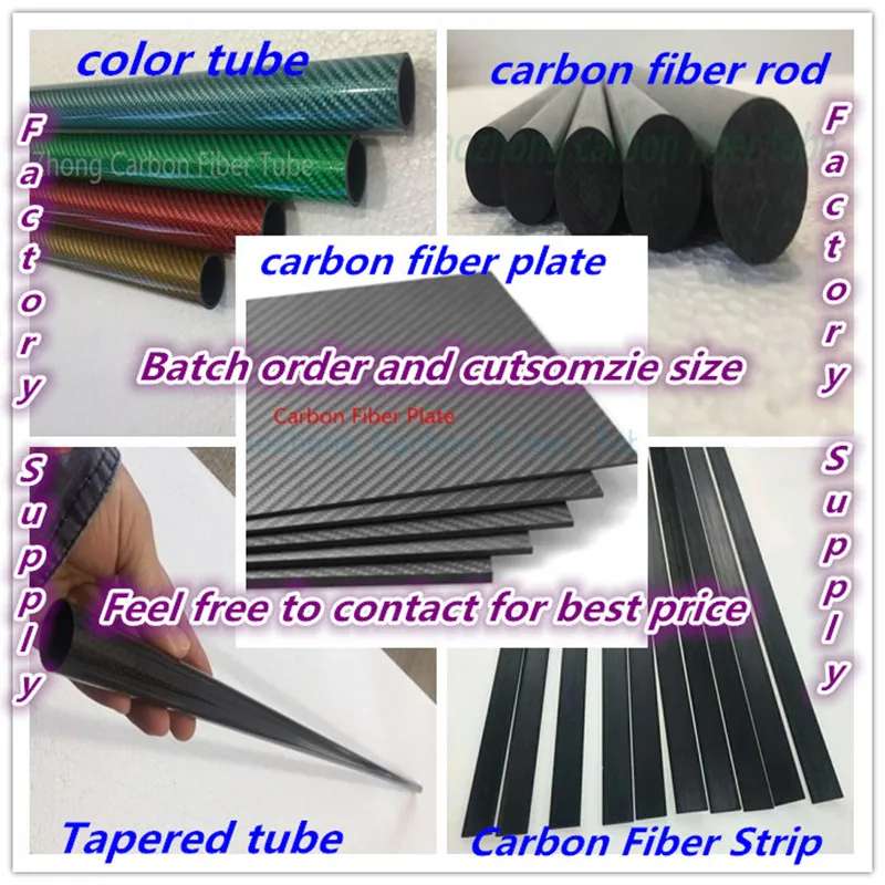 2 шт. трубка из углеродного волокна 3k OD 5 мм 6 7 8 9 10 x 500 мм|carbon fiber tube|carbon tube6mm carbon tube |