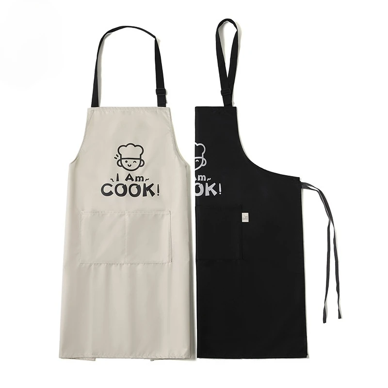 Adult cooking apron oil-proof gowns home sleeveless kitchen work clothes hanging neck waist aprons  apron kitchen Coffee apron