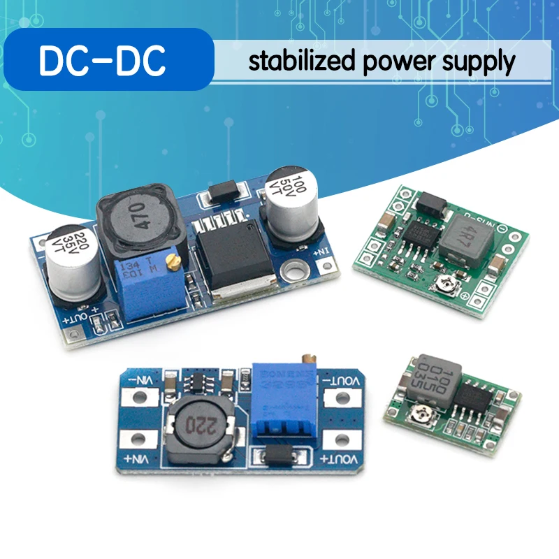 LM2596S ADJ MT3608 MP1584EN DC стабилизированный модуль питания с регулируемым повышением и