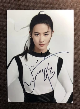 

hand signed Liu Yifei Crystal Liu MULAN autographed photo 5*7 012020P1