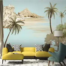 Индивидуальное изготовление, большая настенная живопись обои Европейский стиль картина(Западная живопись) Пальма Обои для рабочего стола