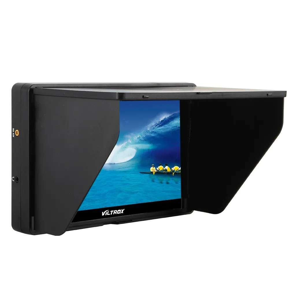 DC-70HD 7 ''1920x1200 HD ЖК-дисплей для камеры, видео монитора, поля ips, HDMI, AV вход, батарея и зарядное устройство для Canon, Nikon, DSLR