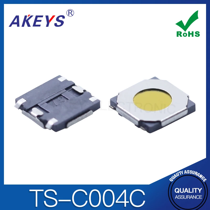 TS-C004C 4 * 4 four pin wrapped U-type light touch switch 5.2 * 5.2 waterproof accessories key connector