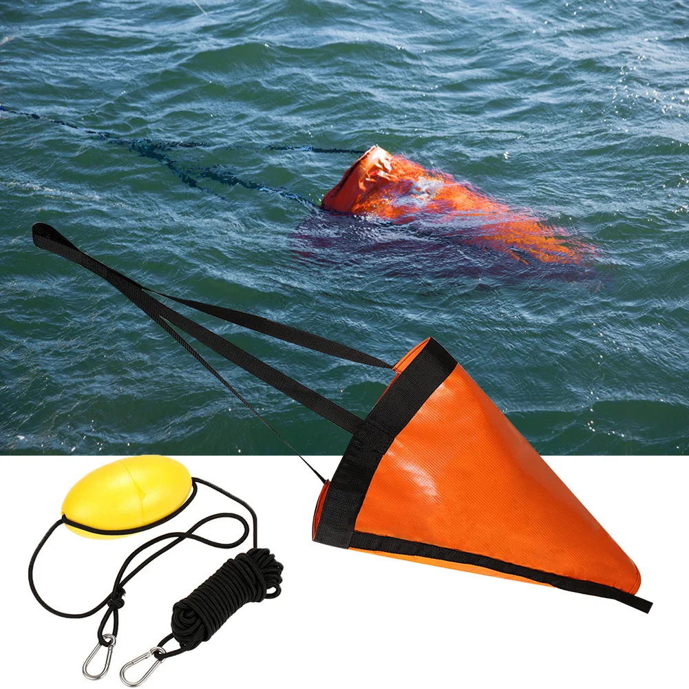 Sea Brake for Kayak/Marine Boat/Yacht 24 Inch Drift Sock Sea Anchor Drogue 