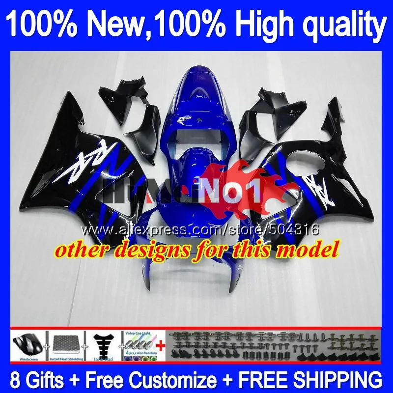 Корпус для HONDA CBR900RR CBR 900 954 RR CBR900 CC CBR954 RR Синий Пламя 45MC. 5 CBR 954RR 900RR CBR954RR 2002 2003 02 03 обтекатель
