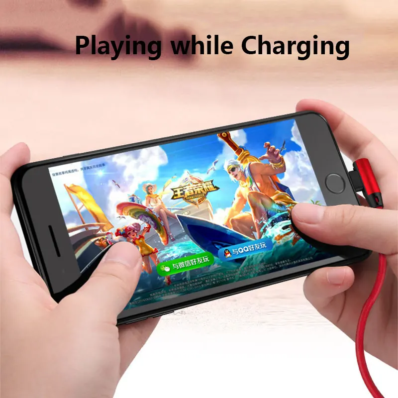 Cafele USB Micro Cable 2.4A Fast Charge 2M Android Usb Charger Cables For Xiaomi M9 Huawei Glory Samsung Red Rice Note Equipment