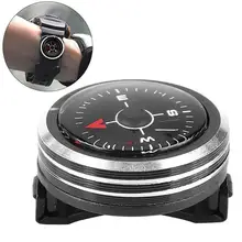 Мини-ремешок для часов, кнопка компаса, точность навигации, Компас для выживания, портативный карманный компас, аксессуары для походов и кемпинга