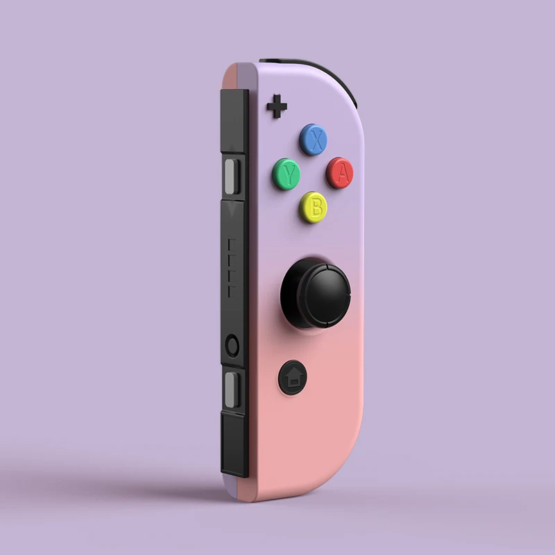 Joycon корпус градиентный цвет защитный чехол Joy Con контроллер жесткий корпус полный чехол оболочка для kingd переключатель игровой консоли - Цвет: right Purple pink