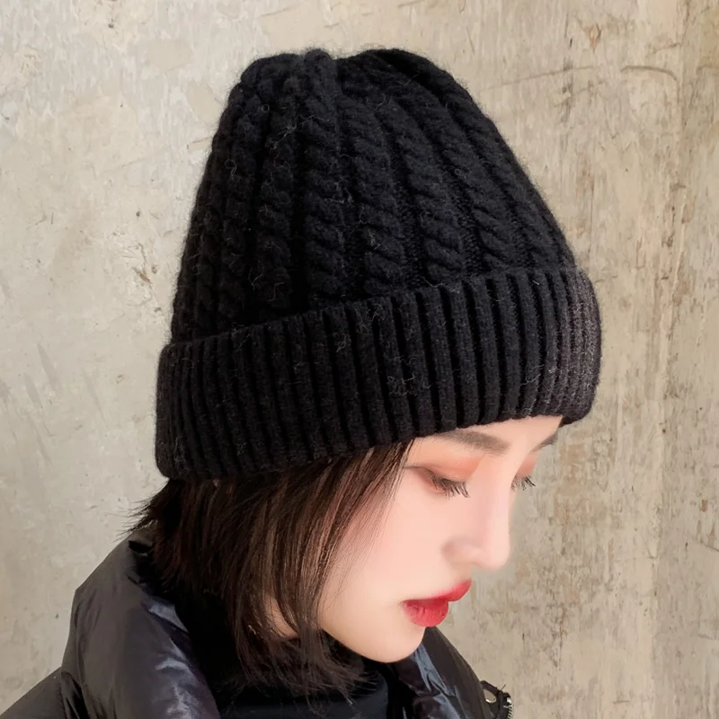 SUOGRY, вязаная шапка Skullies для женщин и мужчин, осенняя и зимняя теплая хлопковая шапка, Женская Уличная Повседневная шапка бини, женская шапка