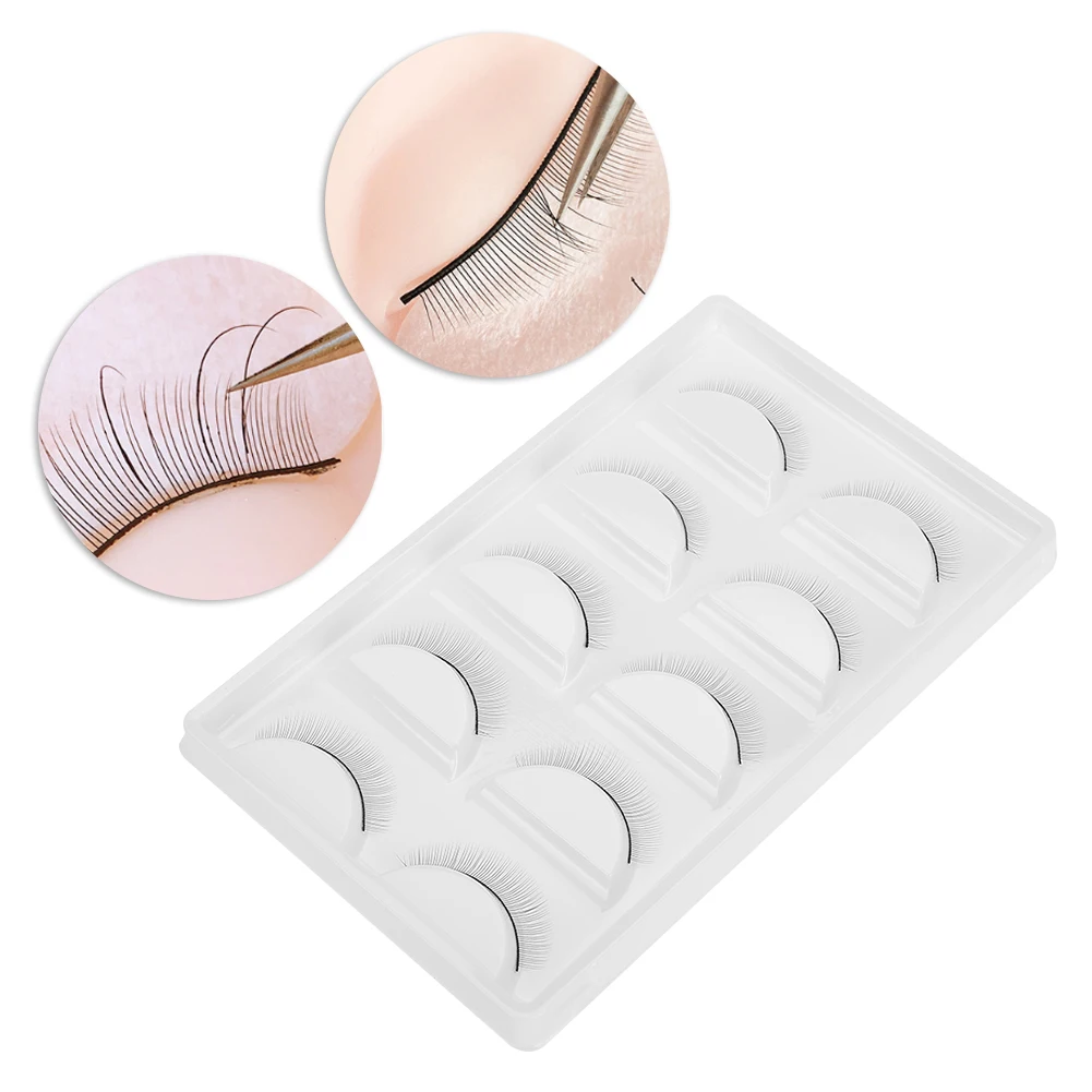 5 Pairs False Eyelashes Nature Extension Training Lashes For Beginners Eyelash Extensions Beauty Salon Practice Makeup Tool | Красота и