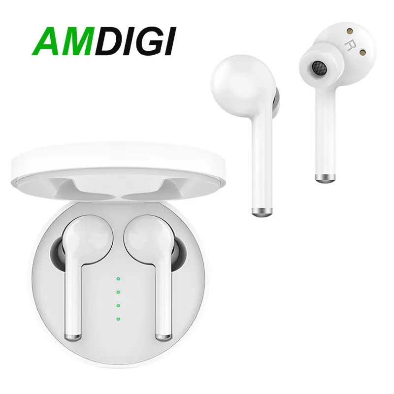 Bluetooth беспроводные наушники TWS наушники-вкладыши с микрофоном для iPhone и Android