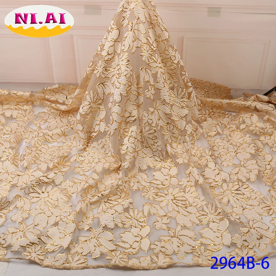 NA2964B-2 вышитое парчовое кружево для свадебного платья высокое качество зеленое Африканское французское Тюлевое кружево, нигерийское Сетчатое кружево