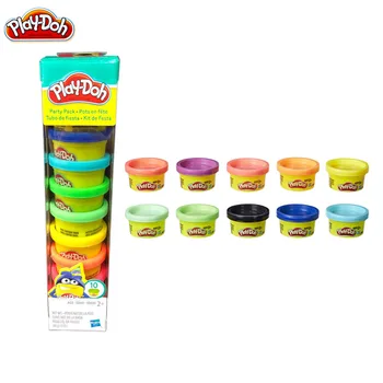 

Hasbro Play Doh Clay Color Mud 10cans Mud Kids DIY Plasticine Educational Toys Polymer Clay Charms Slime Kit