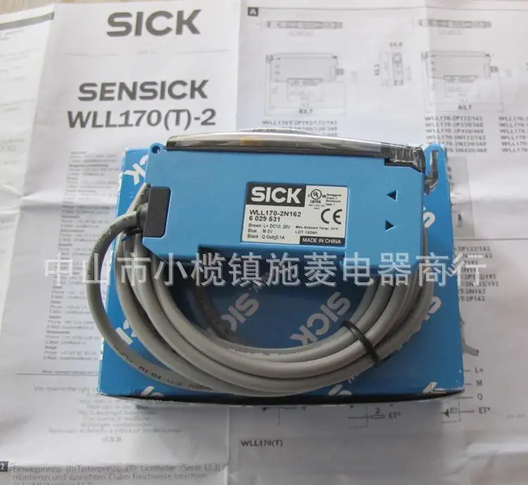 SICK волоконный усилитель датчик WLL170-2N162