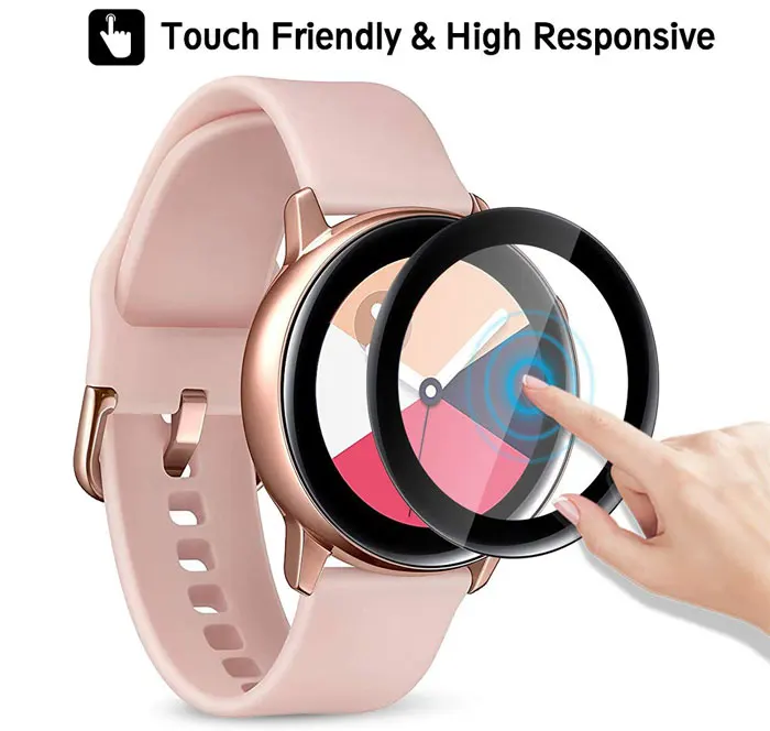 

2pcs/lot full film for Samsung Galaxy Watch Active Protective Glas Screen Protector